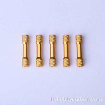 5mm M3 थ्रेडेड knurled स्टैंडऑफ़/स्पेसर/कॉलम